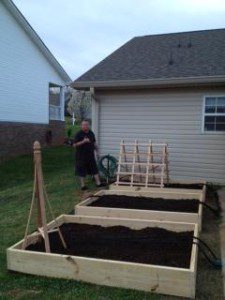 Finished Raised Bed Gardens