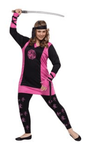 Dragon Ninja Adult Womens Plus Size Costume