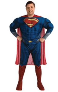 Man of Steel Deluxe Superman Plus Size Adult Mens Costume