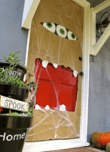 Paper Bag Monster Door