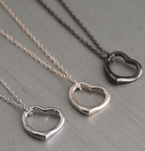 Open Heart Necklace