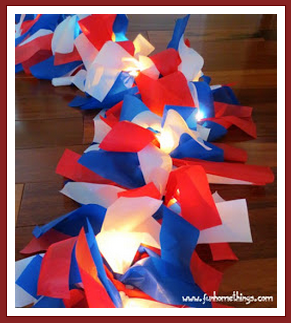 Fun Home Things DIY Patriotic Outdoor Garland