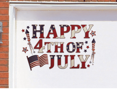 Patriotic Holiday Garage Door Magnet Set