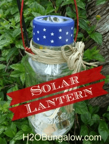 Patriotic Outdoor Solar Light