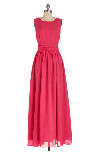 Dream Evening Dress in Carnation