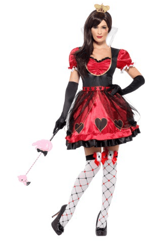 Plus Size Queen of Wonderland Costume