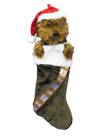 Kurt Adler Star Wars Chewbacca Plush Head Stocking