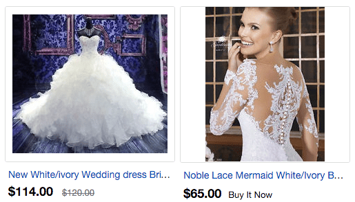 eBay Wedding Dresses