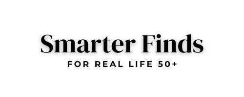 Black logo for smarter finds fifty plus